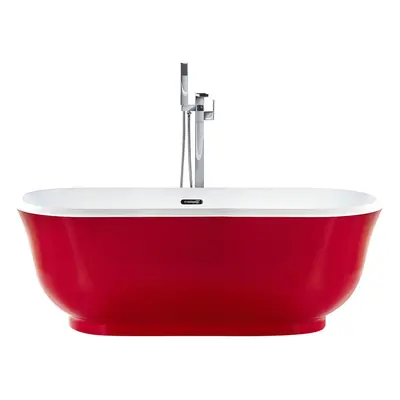 Bathtub TESORO cm cm Red