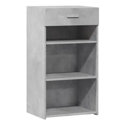 (concrete grey) vidaXL Sideboard Home Storage Cupboard Cabinet Highboard White Engineered Wood