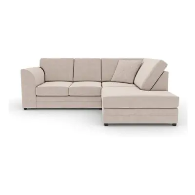 (Right Hand Facing Beige) Hilton Full Back Corner Sofa Grey / Beige