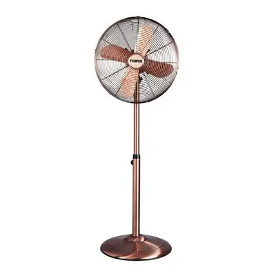 Tower T637000C Inch Metal Pedestal Fan, Copper