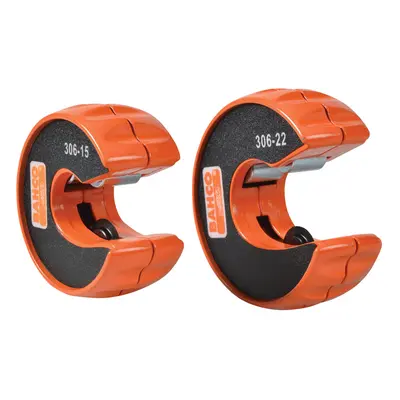 Bahco BAH306PACK Pipe Cutters, Orange, 15mm & 22mm