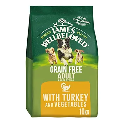 James Wellbeloved Adult Grain-Free Turkey & Vegetables kg Bag, Hypoallergenic Dry Dog Food