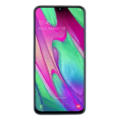 (White) Samsung Galaxy A40 Single Sim | 64GB | 4GB RAM