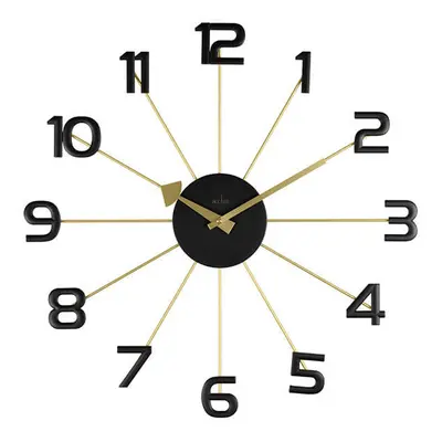 Acctim Astraea Wall Clock Gold/Black