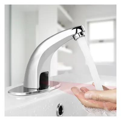 Sink Mixer Sensor Tap Chrome Brass Automatic Hands Free Infrared Basin Faucet