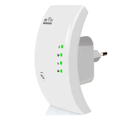 (White) 300Mbps Wireless Wifi Repeater Wifi Signal Amplifier Extender Long Range Repeater Wi-fi 