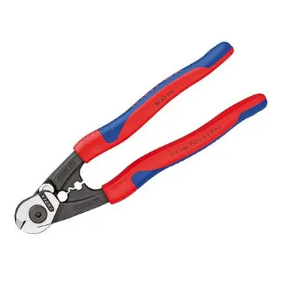 Knipex 62 SB Wire Rope/Bowden Cable Cutter Multi-Component Grip 190mm (7.1/2in)