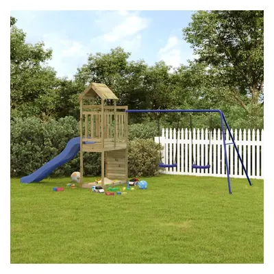 vidaXL Outdoor Playset Impregnated Wood Pine playset wooden playset