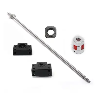 1500mm Ball Screw with Ball Screw End Supports and Coupler Set