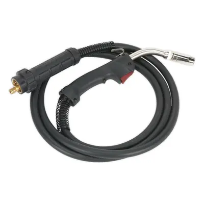 MB25 MIG Torch with Euro Connector - 4m Heat Proof Cable - Contoured Grip