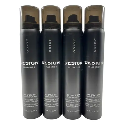 Joico Design Collection Dry Spray Wax Medium Hold Soft Shine 3.7 OZ Set of