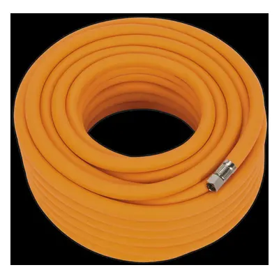 Air Hose 20m x Ø10mm Hybrid High-Visibility with 1/4"BSP Unions