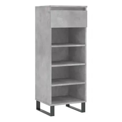 (concrete grey) vidaXL Shoe Cabinet Shoe Cupboard Shoe Storage Rack Shelf Engineered Wood