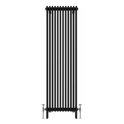 (1800x560mm, Black) NRG Traditional Cast Iron Style Style Radiator Four Column Designer Bathroom