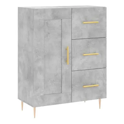 (concrete grey) vidaXL Sideboard Storage Side Cabinet Cupboard Sonoma Oak Engineered Wood