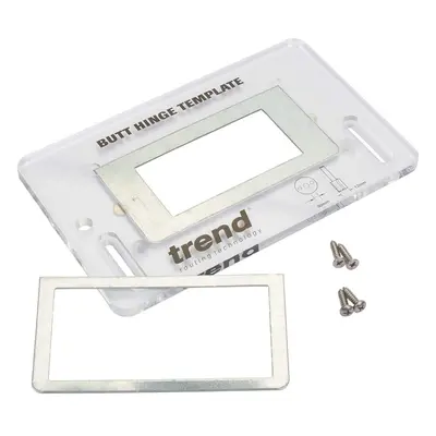 Trend Temp/BH/A Template Butt Hinge 75/100MM, White