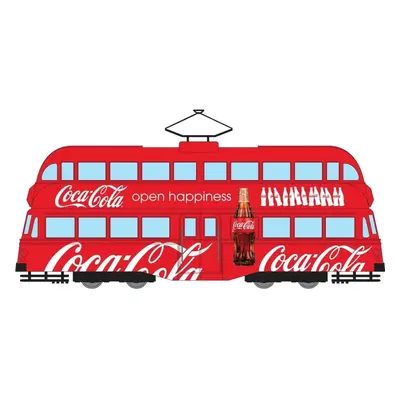 Coca Cola Double Decker Tram - Open Happiness 1/76 CC43515