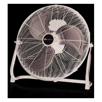 PureMate 20" Black Gym Floor Fan, Portable Cooling Fan for Home and office with Speeds and Adjus