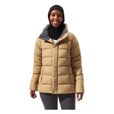 (UK 10, Natural) Berghaus Womens Rosthwaite Reflect Down Recycled Warm Winter Jacket