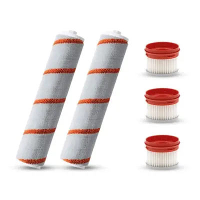 5PCS Roller Brushes Filter Replacements for Xiaomi Dreame V9 Cordless Handheld Vacuum Cleaner