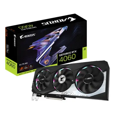 GIGABYTE video card GeForce RTX GV-N4060AORUS E-8GD GDDR6 128bit