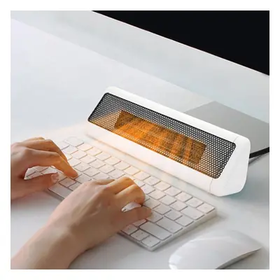 Mini Desktop Heater Desk Hand Warmer Small Electric Heating Fan