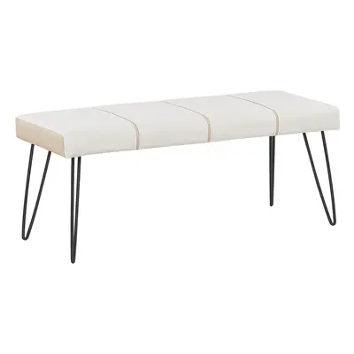 Bench BETIN White Faux Leather