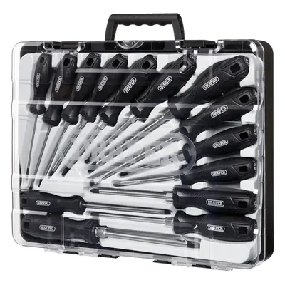 Draper SET - 14PC SET - REGULAR(L2) Hard Grip Screwdriver Set with Draper TX-STARÃ (14 Piece)