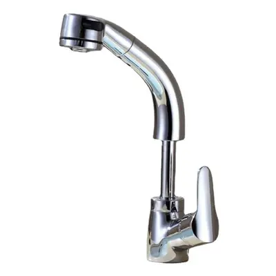 Pull Out Bathroom Faucet Basin Sink Mixer Hot and Cold Degree Rotating Retractable Water Tap Dec