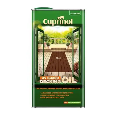 (Teak) Cuprinol UV Guard Decking Oil 5L