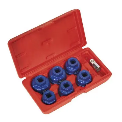 Sealey VS7008 7pc Oil Filter Cap Wrench Set