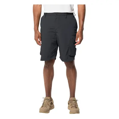 (M, Phantom) Jack Wolfskin Mens Kalahari Wicking Quick Drying Cargo Shorts