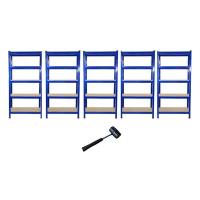 Garage Racking Bundle Boltless 5-Tier Garage Shelves Heavy Duty Storage