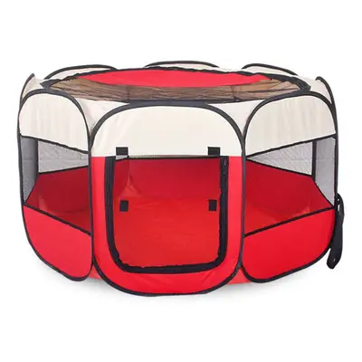 (1) Pet Soft Playpen Foldable Panel Tent Cage Portable Puppy Crate