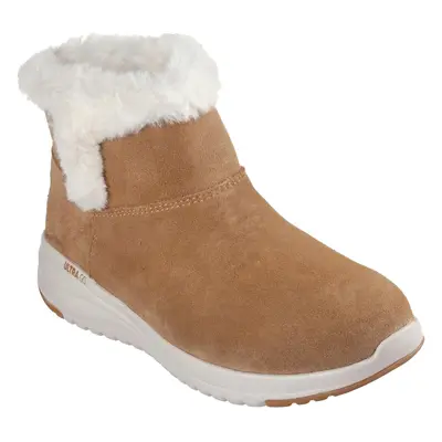 (3 UK, Chestnut) Skechers Womens/Ladies On The GO Stellar Suede Waterproof Ankle Boots