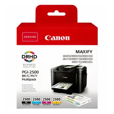 Canon 9290B004 (PGI-2500 BKCMY) Ink cartridge multi pack, 29,1ml + x 9,6ml, Pack qty