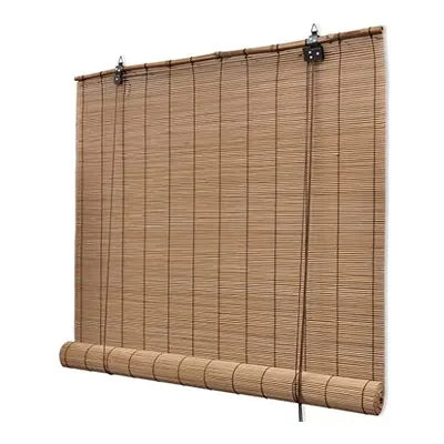 vidaXL Roller Blinds 140x160cm Brown Bamboo Daynight Window Sunscreen Drape