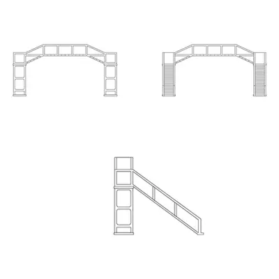 Hornby R7366 South Eastern Railway Footbridge 1:76/OO Gauge