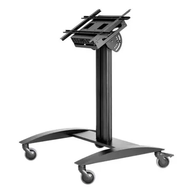 Manhattan 70" Portable Black,Silver flat panel floorstand