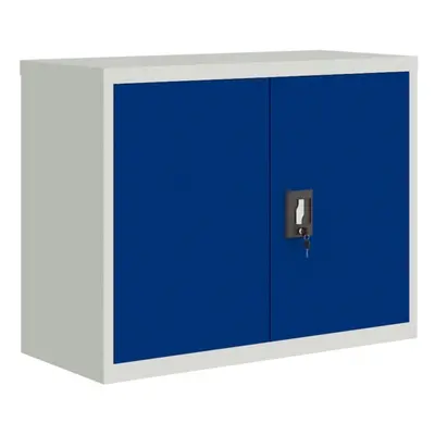 (light grey and blue, x x cm) vidaXL Office Cabinet Steel Filing Storage File Cabinet Cupboard U