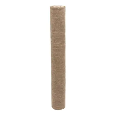 (1 x m) vidaXL Jute Roll Burlap Ribbon Natural Hessian Ribbon Roll 100% Jute gsm