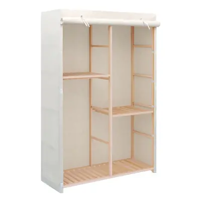 vidaXL 3-Tier Clothes Wardrobe 110x40x170cm Towels Footwear Storage Cabinet