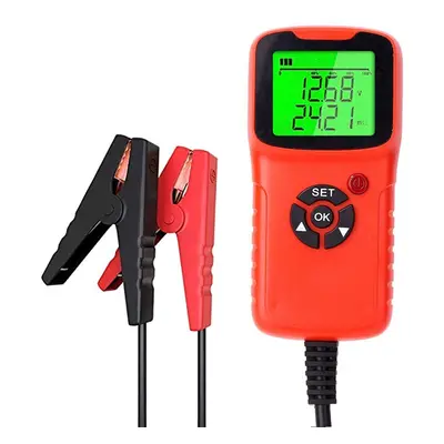 (Red) Car Battery Charger Tester Analyzer 12V 2000CCA Voltage Test Charge Circuit Automatic Diag