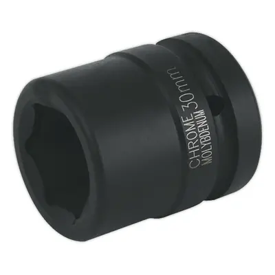 30mm Forged Impact Socket - Inch Sq Drive - Chromoly Impact Wrench Socket