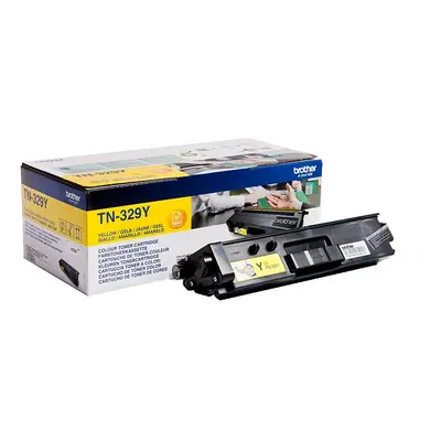 Brother TN-329Y Laser toner 6000pages Yellow laser toner & cartridge