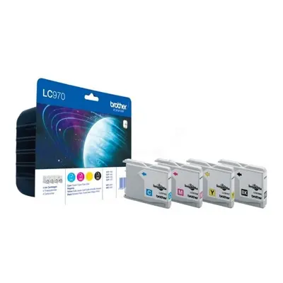 Brother LC-970VALBP Ink cartridge multi pack, 350pg + 3x300pg, Pack qty