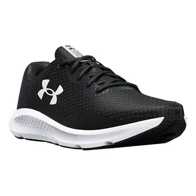 (9 UK, Black/White) Under Armour Mens Pursuit Trainers