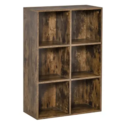 HOMCOM Cabinet Bookcase Storage Shelves Display for Study, Home