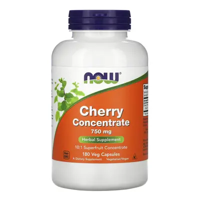 NOW Foods, Cherry Concentrate, mg, Veg Capsules