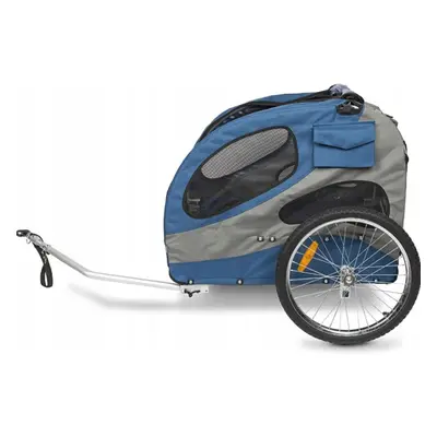 PetSafe Dog Bike Trailer Happy Ride Blue Pet Stroller Cat Dog Bike Tailer